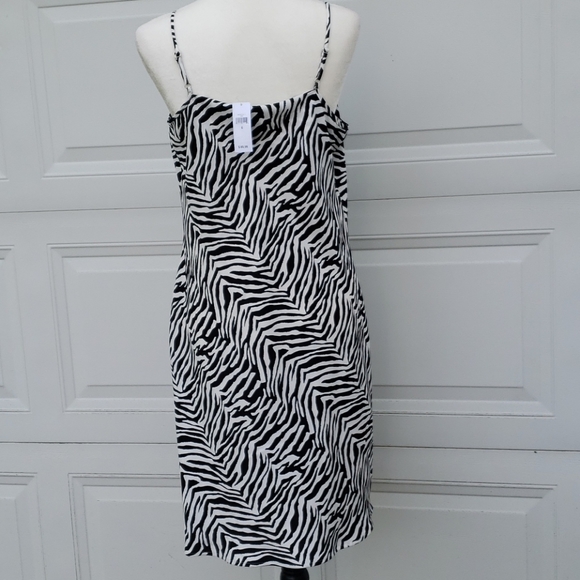 Banana Republic Summer Zebra Print dress size 8 - Picture 11 of 14